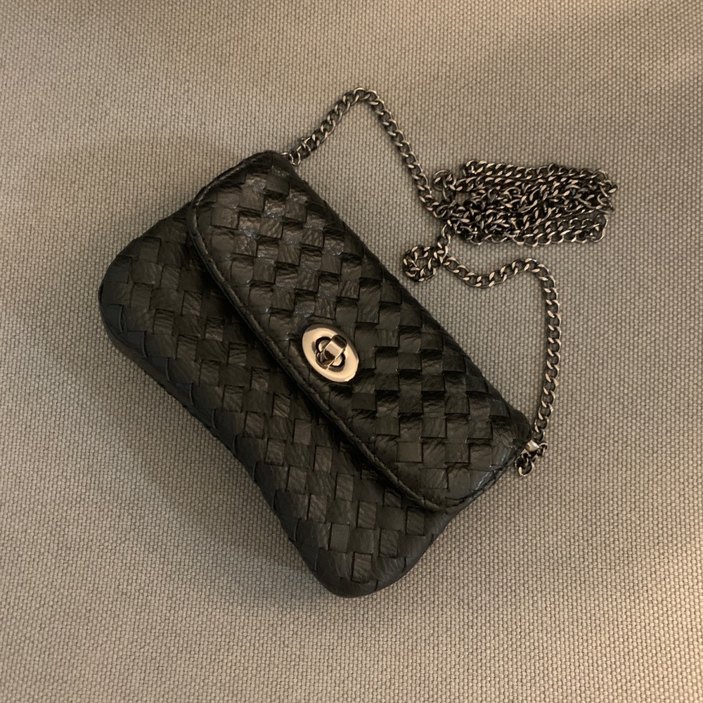 Black chain mini bag